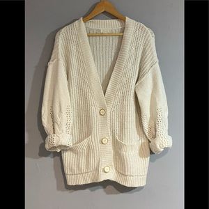 Caslon white cardigan